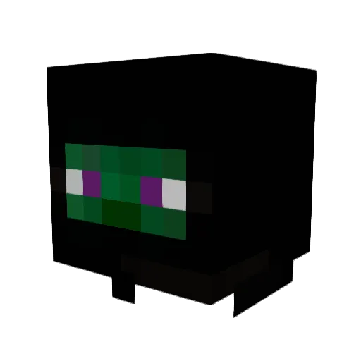 azeitona_mistica Minecraft avatar head, 3D render
