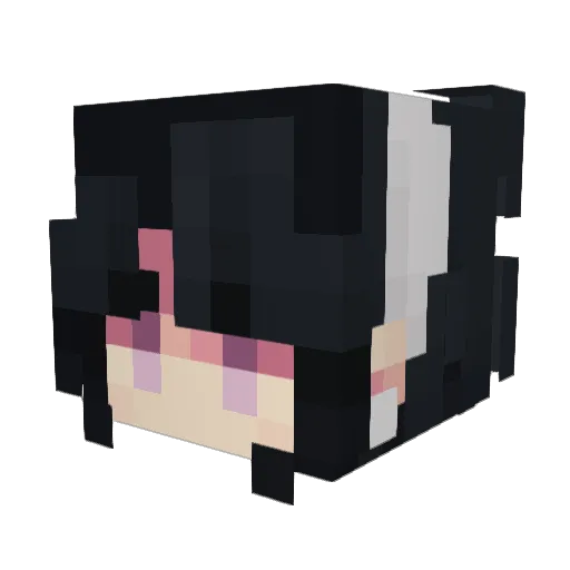 azeneth_j Minecraft avatar head, 3D render