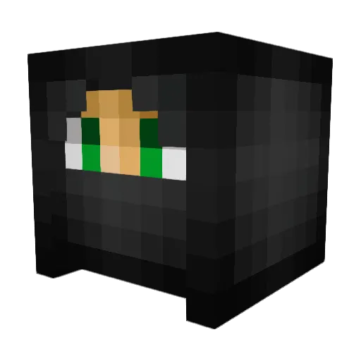 azerfv1234 Minecraft avatar head, 3D render