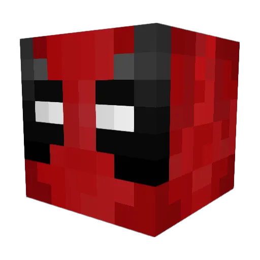 azerthan Minecraft avatar head, 3D render
