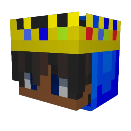 azertyo259 Minecraft avatar head, 3D render
