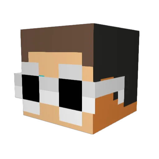 azideia12 Minecraft avatar head, 3D render