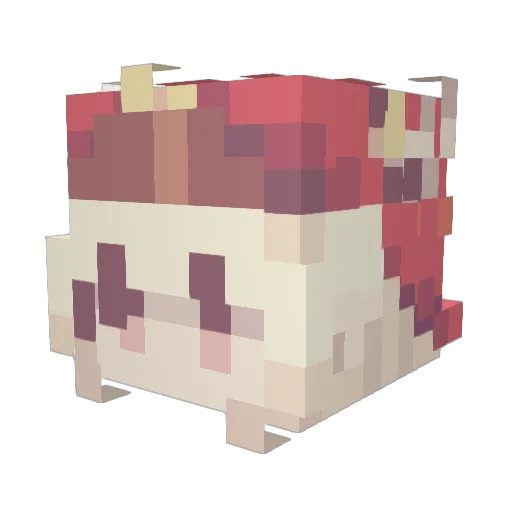 azlzlzl Minecraft avatar head, 3D render
