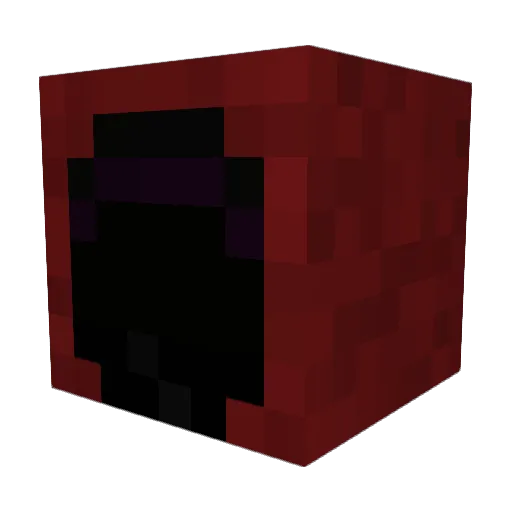 azmodia Minecraft avatar head, 3D render