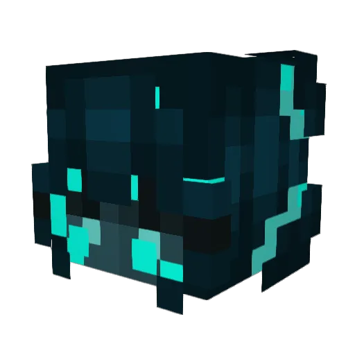 azmos_ Minecraft avatar head, 3D render