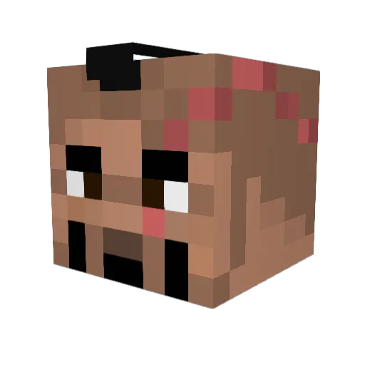 aznboi30 Minecraft avatar head, 3D render
