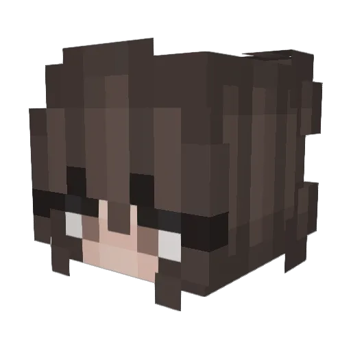 aznduckyx Minecraft avatar head, 3D render
