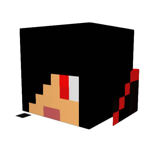 aznman908 Minecraft avatar head, 3D render