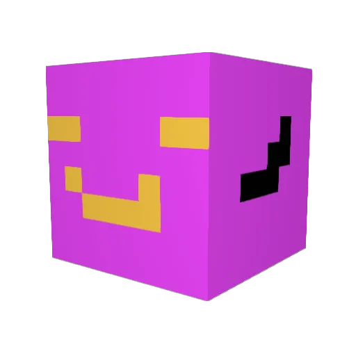 azonX Minecraft avatar head, 3D render