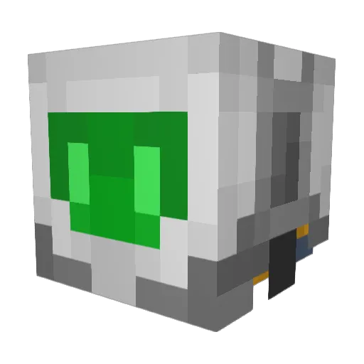 azooer Minecraft avatar head, 3D render