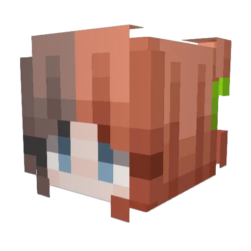 azora1260 Minecraft avatar head, 3D render