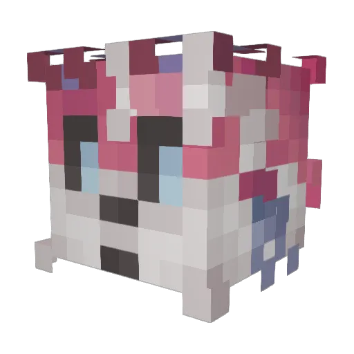 azortics Minecraft avatar head, 3D render