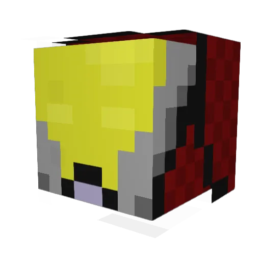 azoth1267 Minecraft avatar head, 3D render