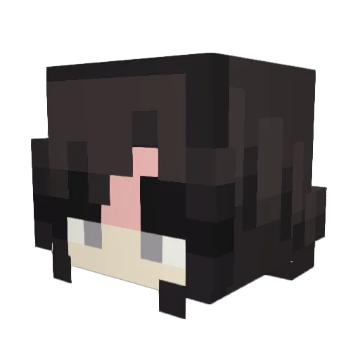 azoz_king Minecraft avatar head, 3D render