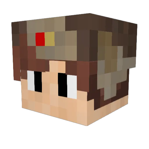 azriel1726 Minecraft avatar head, 3D render
