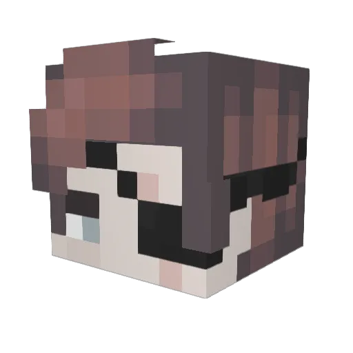 azrielmoonstar Minecraft avatar head, 3D render
