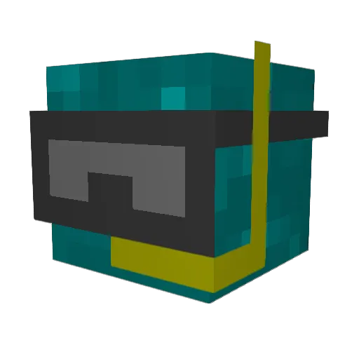 Minecraft-Avatar von azrinsky: Kopf als 3D-Render