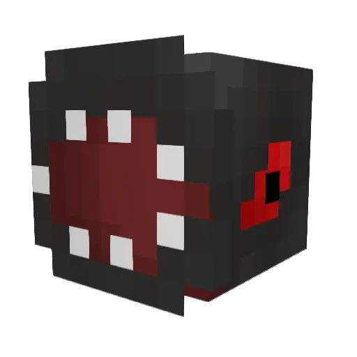 azronal Minecraft avatar head, 3D render