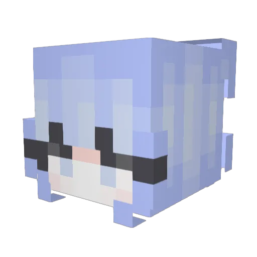 azronnoc Minecraft avatar head, 3D render