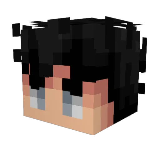 aztucia Minecraft avatar head, 3D render