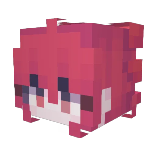 azuatz1 Minecraft avatar head, 3D render