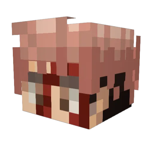 azumaa9 Minecraft avatar head, 3D render
