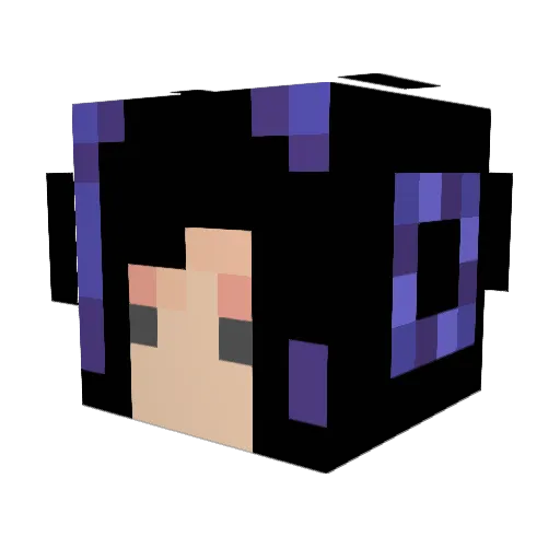 azumi_72 Minecraft avatar head, 3D render