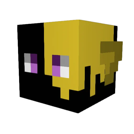 azure_fl0wers Minecraft avatar head, 3D render