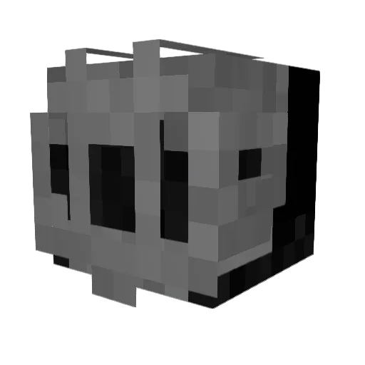 azuresforge Minecraft avatar head, 3D render