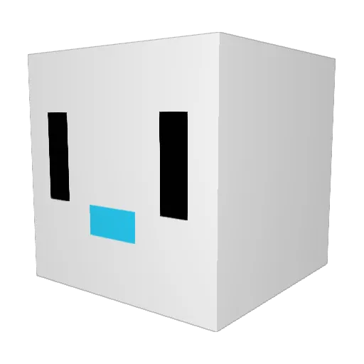 azurevixen Minecraft avatar head, 3D render