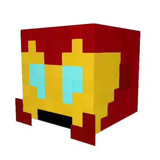 azurith666 Minecraft avatar head, 3D render