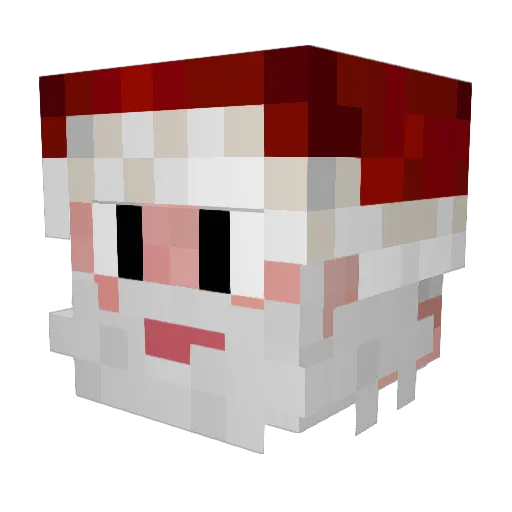azxsnoupi Minecraft avatar head, 3D render