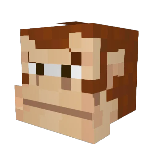 azzer24 Minecraft avatar head, 3D render