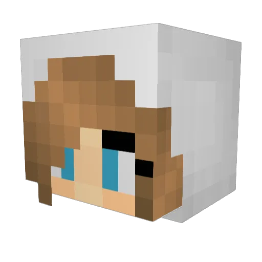 azzym09 Minecraft avatar head, 3D render