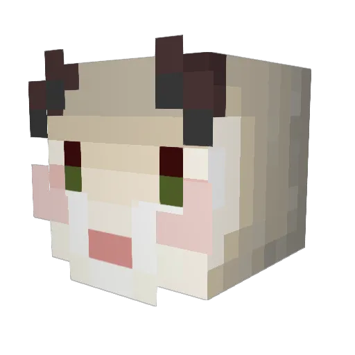 b00bby3 Minecraft avatar head, 3D render