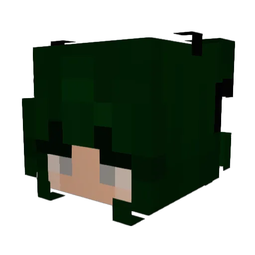 b00mskis Minecraft avatar head, 3D render