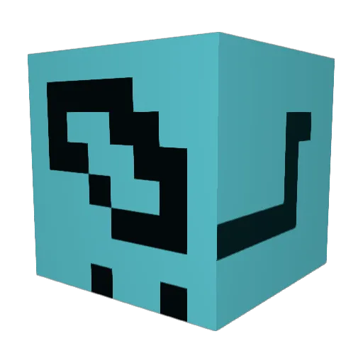 b011123 Minecraft avatar head, 3D render
