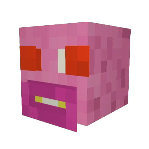 b0baintux Minecraft avatar head, 3D render