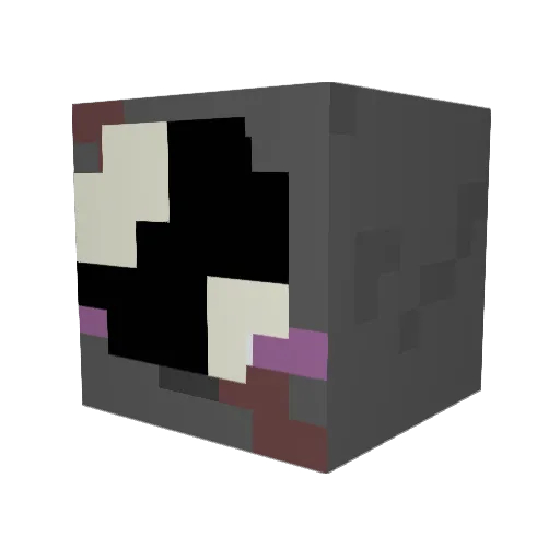 b0bir Minecraft avatar head, 3D render