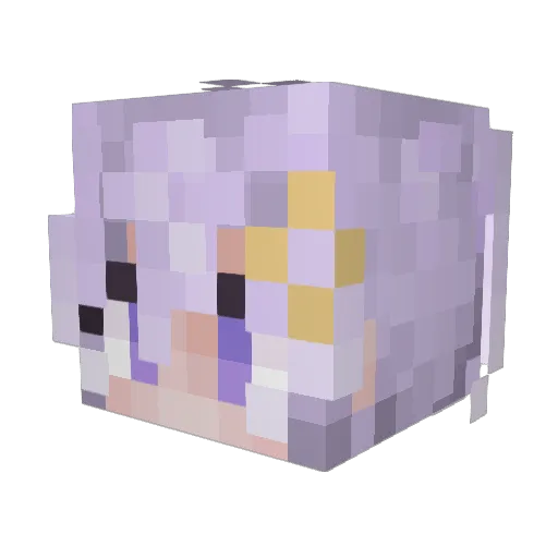 b0nioboyy Minecraft avatar head, 3D render