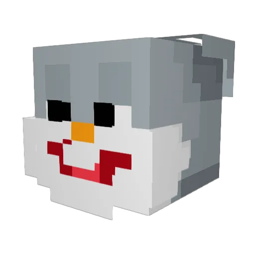 b0njan Minecraft avatar head, 3D render