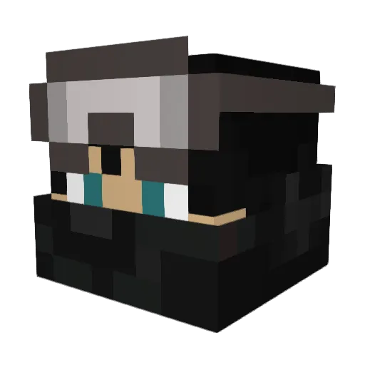 b0op11 Minecraft avatar head, 3D render