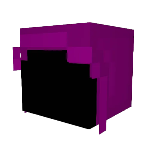 b0pP_ Minecraft avatar head, 3D render
