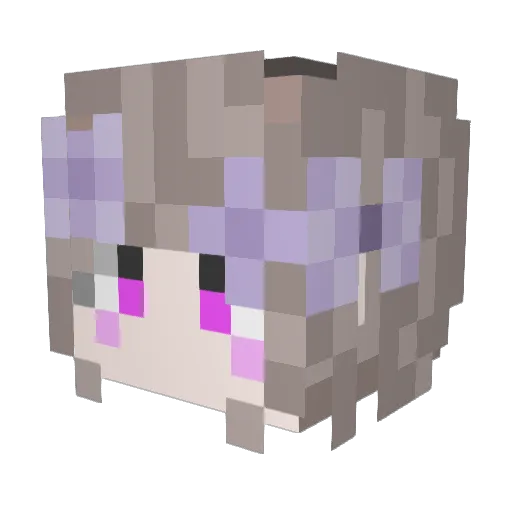 b0rappi Minecraft avatar head, 3D render