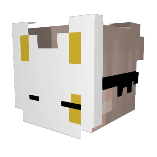 b0ssri Minecraft avatar head, 3D render