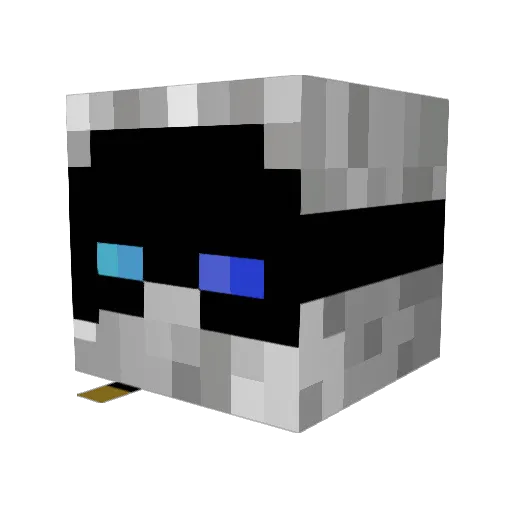 b0xfish Minecraft avatar head, 3D render