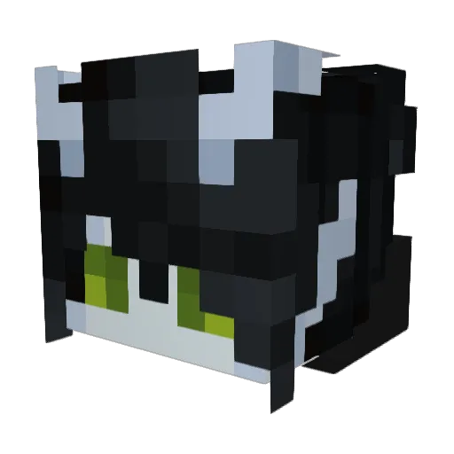 b0xxx Minecraft avatar head, 3D render