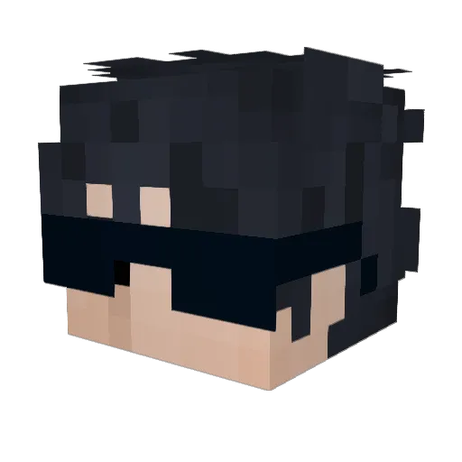 b1gbazza Minecraft avatar head, 3D render