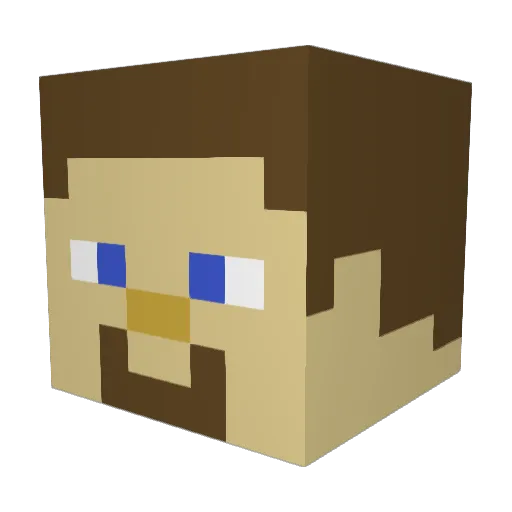 b1gbr0th3r Minecraft avatar head, 3D render