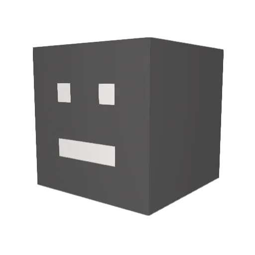 b1og Minecraft avatar head, 3D render